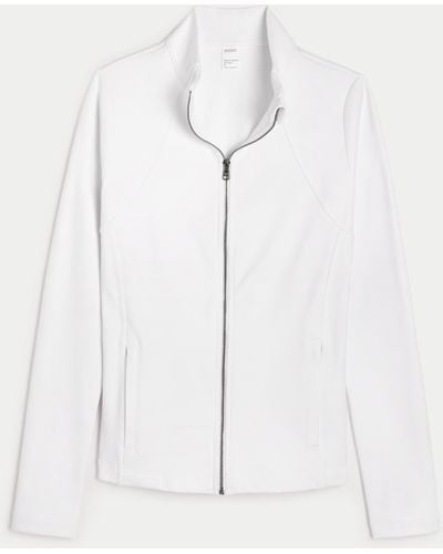 Hollister Gilly Hicks Active Recharge Zip-up Jacket - White