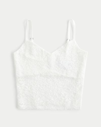 Hollister All-over Lace Cami - White