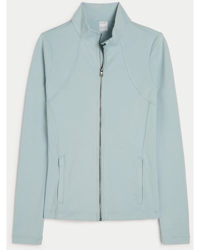 Hollister Gilly Hicks Active Recharge Zip-up Jacket - Blue