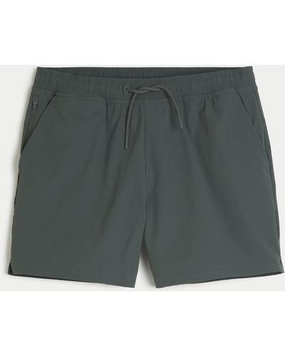 Hollister Gilly Hicks Active Shorts aus Nylonmischgewebe - Grün