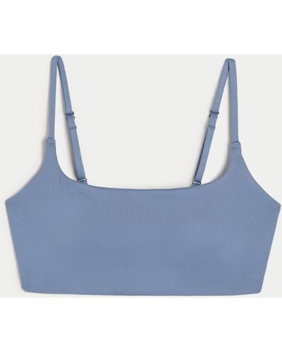 Hollister Gilly Hicks Active Recharge Twist-back Sports Bra - Blue