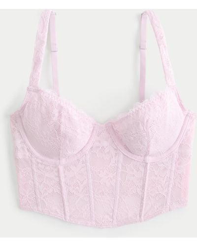 Hollister Gilly Hicks Lace Bustier - Pink