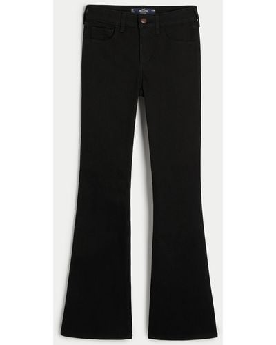 Hollister Mid-rise Black Boot Jeans