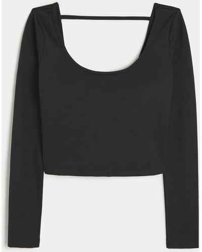 Hollister Gilly Hicks Active Recharge Long-sleeve Top - Black