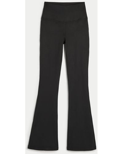 Hollister Gilly Hicks Active Recharge High-rise Mini Flare Leggings - Black