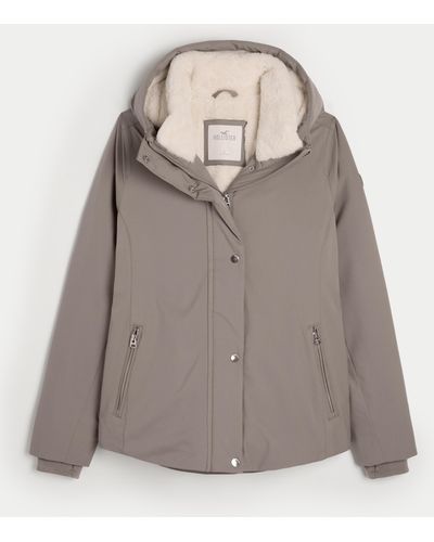 Hollister Cozy-lined All-weather Jacket - Grey