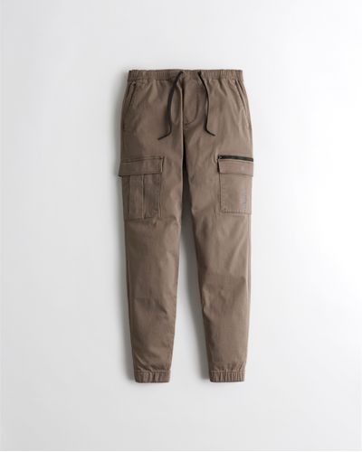 Hollister Skinny Jogger Trousers - Brown
