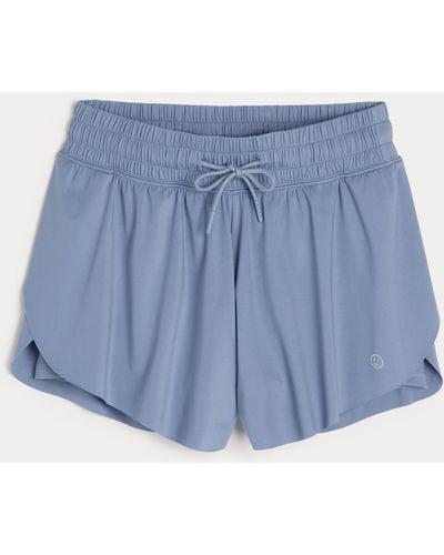 Hollister Gilly Hicks Active Flutter Shorts - Blue