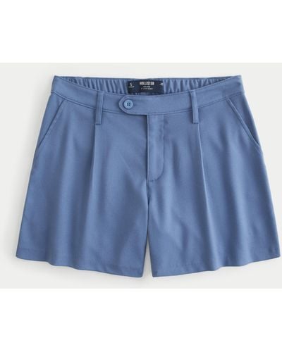 Hollister Hollister Livvy Mid-rise Shorts 5" - Blue