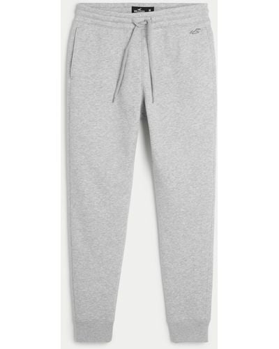 Hollister Wohlfühl-Jogger aus Fleece - Grau