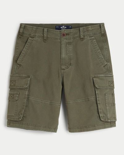 Hollister Cargo Shorts, 10" - Grün