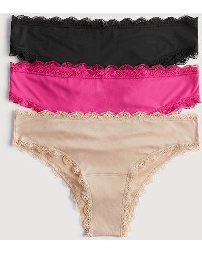 Hollister Gilly Hicks Micro Cheeky 3-pack - Pink