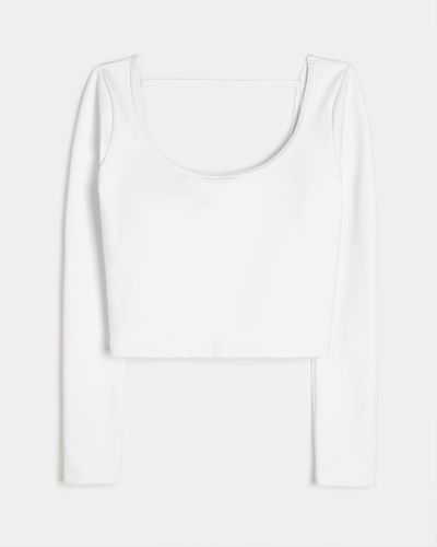 Hollister Gilly Hicks Active Recharge Long-sleeve Top - White