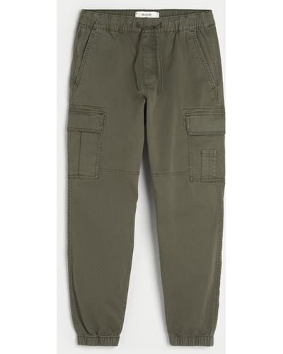 Hollister Relaxed Cargo Joggers - Green