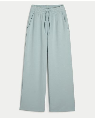 Hollister Gilly Hicks Active Cooldown Wide-leg Trousers - Blue
