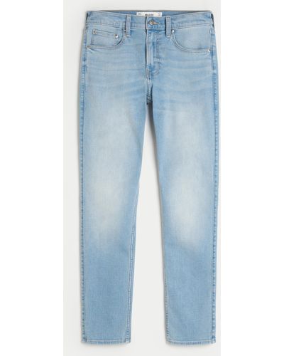 Hollister Light Wash Skinny Jeans - Blue