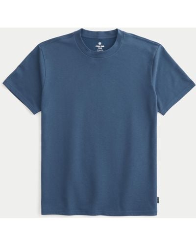 Hollister Relaxed Cooling Tee - Blue