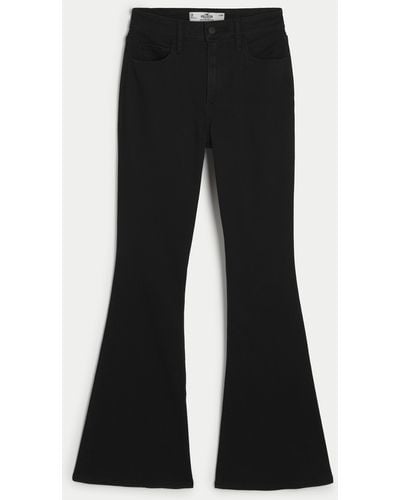 Hollister Curvy High-rise Black Flare Jeans