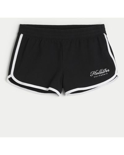 Hollister Knit Logo Shorts - Black