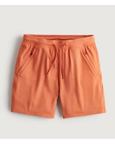 Hollister Gilly Hicks Active Recharge Shorts, 18 cm - Orange