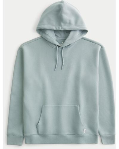 Hollister Relaxed Cooling Hoodie - Blue
