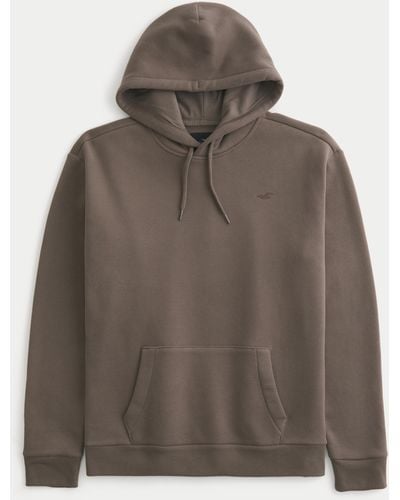 Hollister Icon Hoodie - Brown