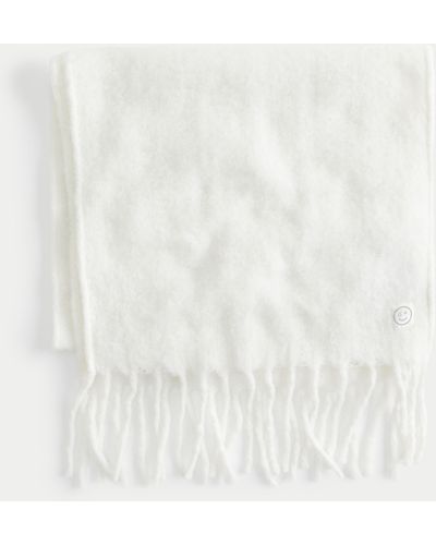 Hollister Gilly Hicks Cosy Knit Scarf - White