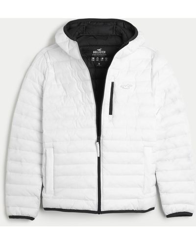 Hollister Ultimate Puffer Jacket - White