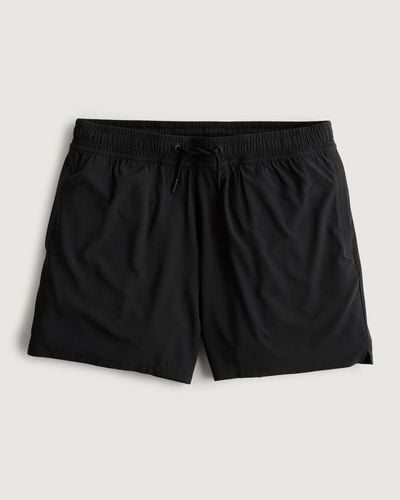 Hollister Gilly Hicks Active Lined Shorts 5" - Black