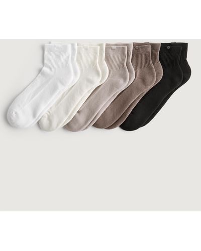 Hollister Gilly Hicks Quarter Socks 5-pack - Multicolour