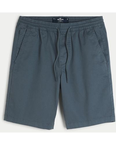 Hollister Pull-On Shorts aus Twill - Blau