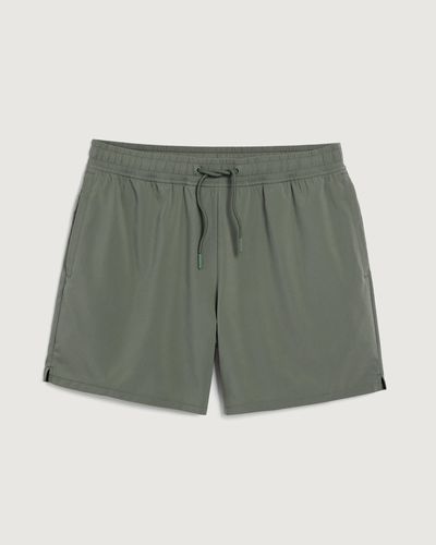 Hollister Gilly Hicks Nylon-Shorts mit Futter - Grün