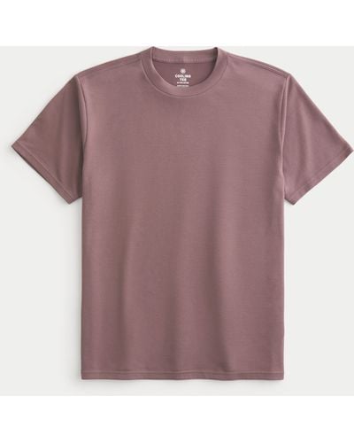 Hollister Relaxed Cooling Tee - Purple