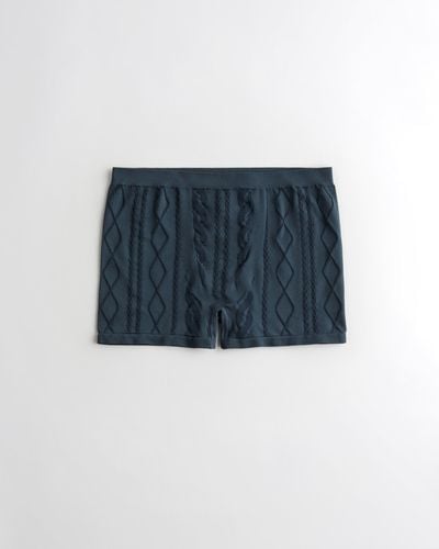 Hollister Gilly Hicks Cable Knit Seamless Trunk - Blue