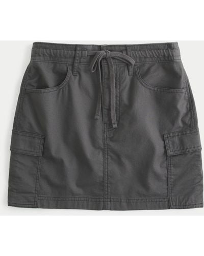 Hollister Cargo Mini Skirt - Grey