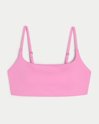 Hollister Gilly Hicks Active Recharge Twist-back Sports Bra - Pink