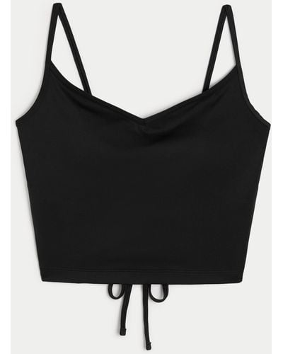 Hollister Gilly Hicks Active Energize Lace-up Tank - Black
