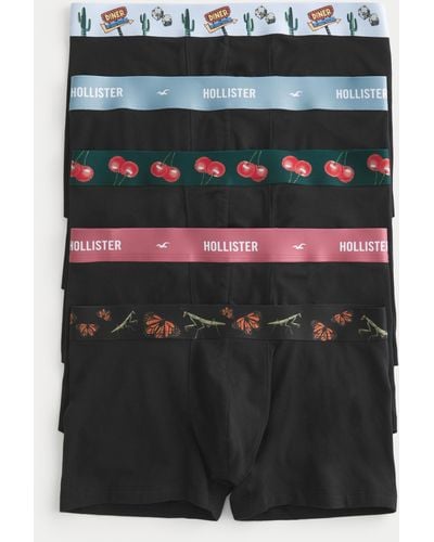 Hollister Classic Length Boxer Brief 5-pack - Black