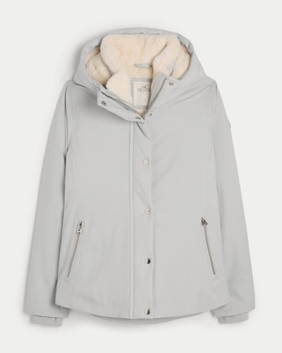 Hollister Cozy-lined All-weather Jacket - Grey