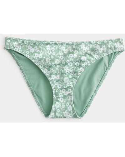 Hollister Ribbed Bikini Bottom - Green