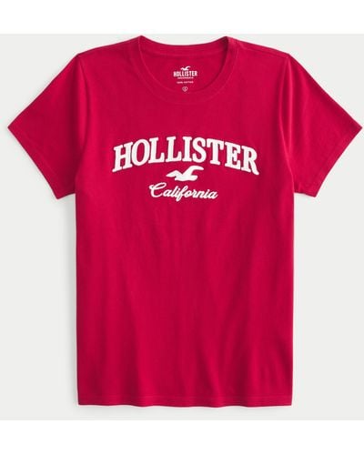 Hollister Easy Logo Graphic Tee - Pink