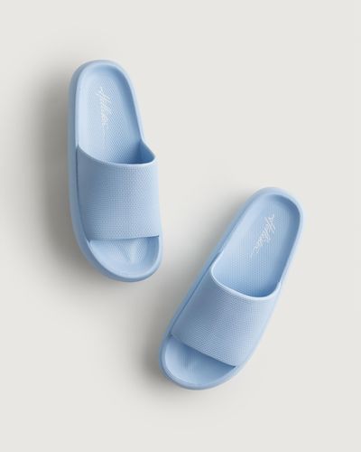 Hollister Strukturierte Sandalen - Blau