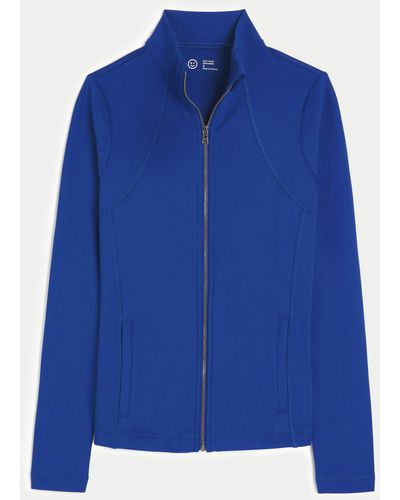 Hollister Gilly Hicks Active Recharge Zip-up Jacket - Blue