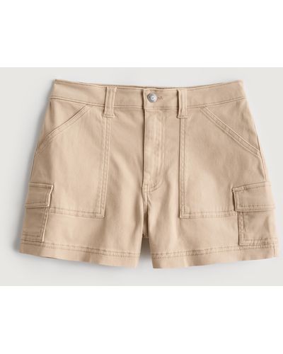 Khaki shorts for girls new arrivals hollister
