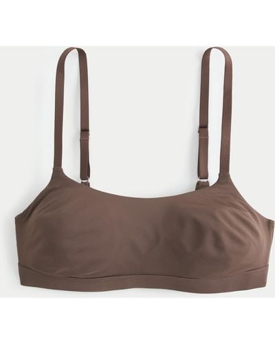 Hollister Gilly Hicks Micro-modal Scoop Bralette - Brown