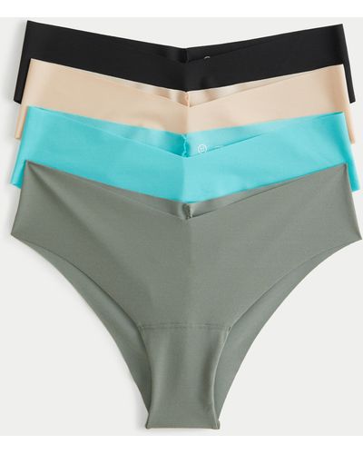 Hollister Gilly Hicks No-show Cheeky Underwear 4-pack - Green