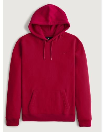 Hollister Icon Hoodie - Red