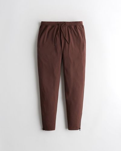 Hollister Gilly Hicks Go Recharge High-rise Jogger - Brown
