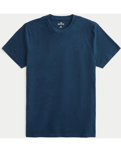 Hollister Icon Crew T-shirt - Blue