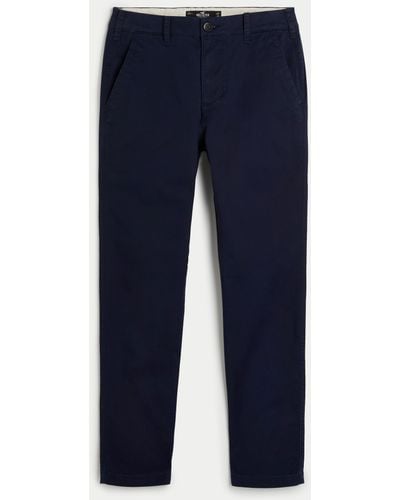 Hollister Skinny Chino Trousers - Blue